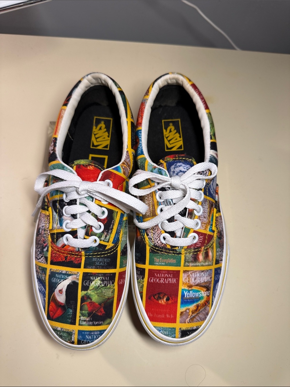 Vans Low-Top National Geographic Sneakers Size 8 Ladies Size 6.5 Men